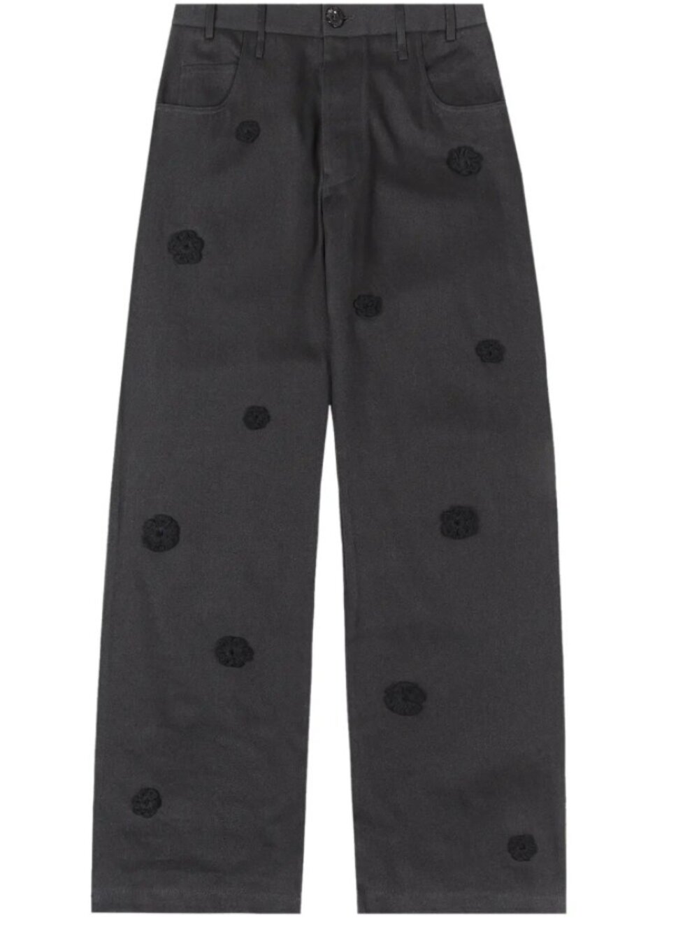 Song for the Mute Daisy Long Work Pants 'Black'